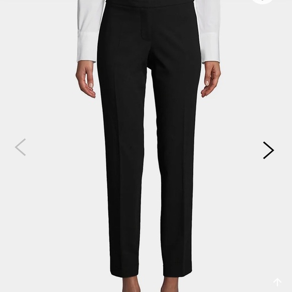 CALVIN KLEIN (12) Solid dress plaid ankle suit pants with large belt loops - Picture 15 of 16